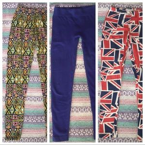 3 pack Leggings Bundle Ultra Soft